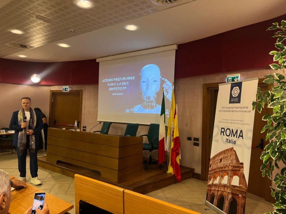 Chris Meniw en AFIDE Congreso Roma 2025